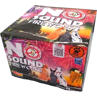 Kompaktný ohňostroj No sound Fireworks 49 rán 25 mm