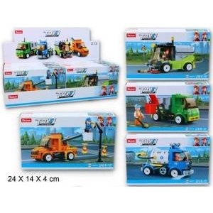 Gazelo Blocks Sluban City Gender vehicles 135374 GAZELO p8 mix price for 1 pc