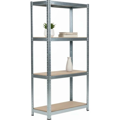 Mamutex Standard Regál 1500 x 700 x 300 mm 4 police zinek
