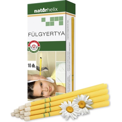 Naturhelix ušní svíčky s heřmánkem 10 ks