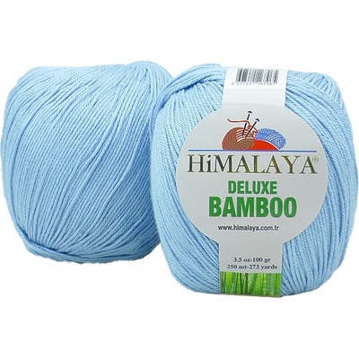 Himalaya příze DeLuxe Bamboo_124-13 světlá nebesky modrá