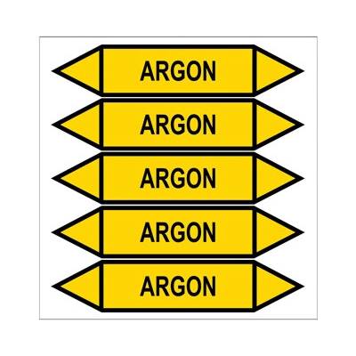 Značení potrubí, argon PZGL 007347