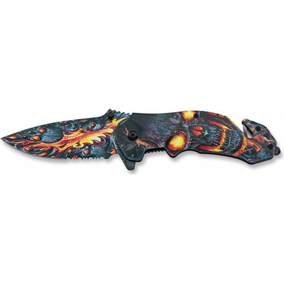 ALBAINOX MA 18923 3D Skull of Flames