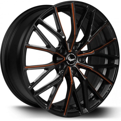BARRACUDA PROJECT 3.0 8,5x18 5x115 ET38 black gloss flashorange