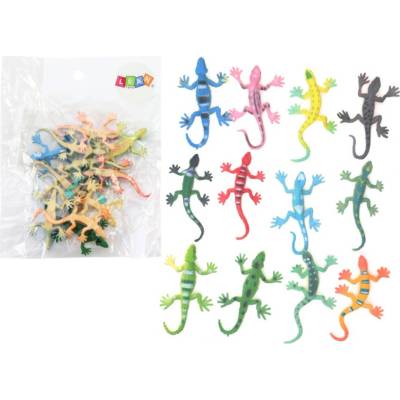 mamido Sada figúrok farebných jašteričiek 12 ks
