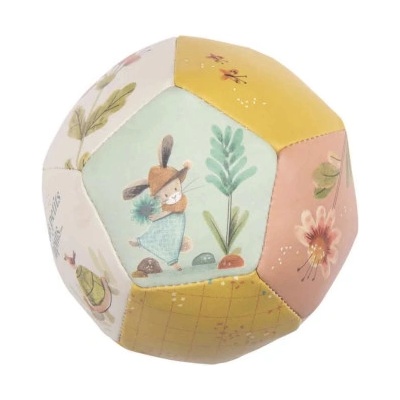 Moulin Roty Měkkoučký míč Zajíček a kamarádi