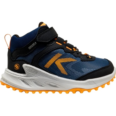 KEEN Детски туристически обувки Keen Kid's Zionic Mid WP Walking boots - Naval Academy / Bright Marigold - размер 30 (EU) (702-4550-0215)