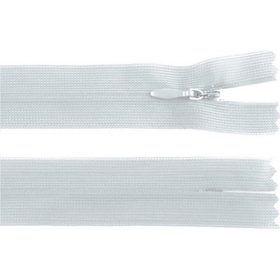 Prima-obchod Spirálový zip skrytý No 3 délka 40 cm dederon, barva 314 modrošedá sv.