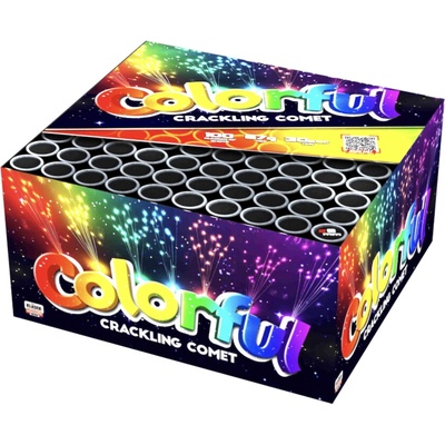 Pyrotechnika Kompakt 100 ran Colorful and Crackling comet