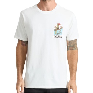 Roark Мъжка тениска Roark Enjoy T-shirt - Off White - размер XL (216-7592-0114)