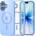 Tech-Protect Кейс Tech-Protect MagMat MagSafe за iPhone 17 - прозрачен син (5906302334209)
