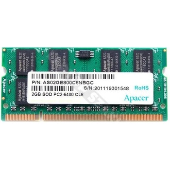 Apacer 2GB DDR2 800MHz AS02GE800C6NBGC