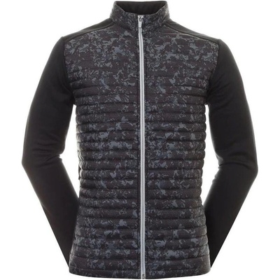 Callaway Abstract Camo Printed Mixed Media Full Zip