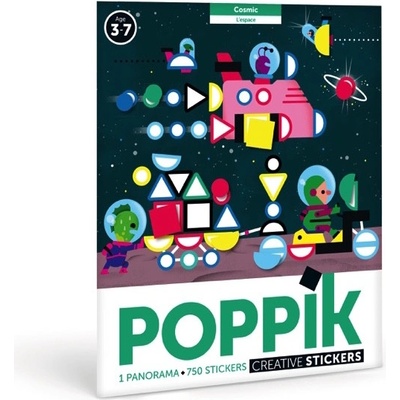 Poppik samolepkové panorama Vesmírné
