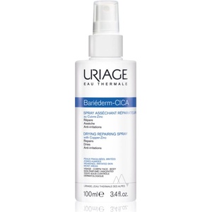 Uriage Bariéderm Cica Drying Repairing Spray изсушаващ репариращ спрей, съдържащ мед и цинк 100ml