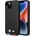 BMW Кейс BMW BMHCP14M22PTDK за iPhone 14 Plus 6.7", черен / черен, Leather Stamp Tricolor (3666339066819)