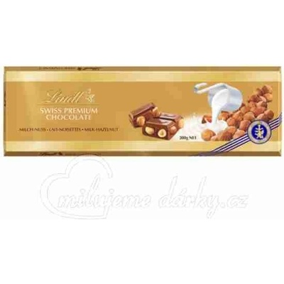 Lindt mléčná lískový oříšek 300 g