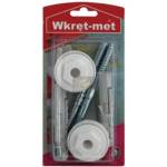 Wkret-met Комплект за монтаж на мивка 14х140 бял Wkret-met