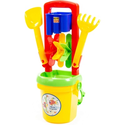 Polesie Детска играчка Polesie Toys - Плажна мелница с гребло и лопатка (108241)