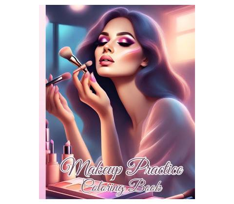 Makeup Practice Coloring Book