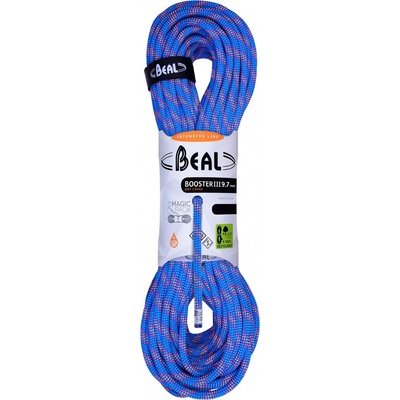 Beal Единично въже Beal Booster III 9, 7 mm Single rope - Blue - размер 50 m (308-0022-50b)