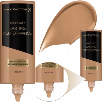 Max Factor Lasting Performance Long Lasting Make-Up 110 Honey dlouhotrvající make-up pro sjednocenou a rozjasněnou pleť 35 ml