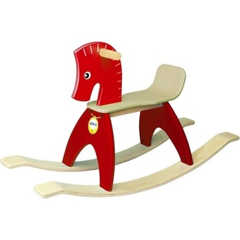 Wonderworld Drevený hojdací kôň červený