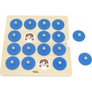 Viga Toys Образователна игра за памет Viga, от дърво (44640)