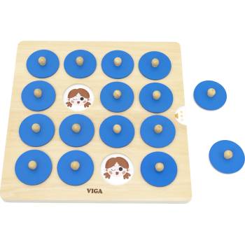Image 1 of Viga Toys Образователна игра за памет Viga, от дърво (44640)