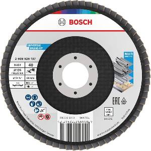 Bosch Ламелен диск x451, 125 × 22, 23 мм, g40, t29, 60 броя 2608626137 (2608626137)