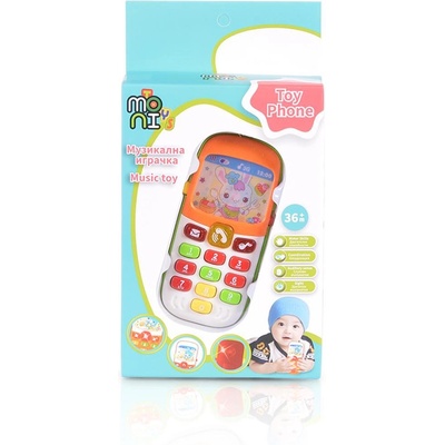 Moni Toys Музикална детска играчка Toy Phone 1060A (101807)