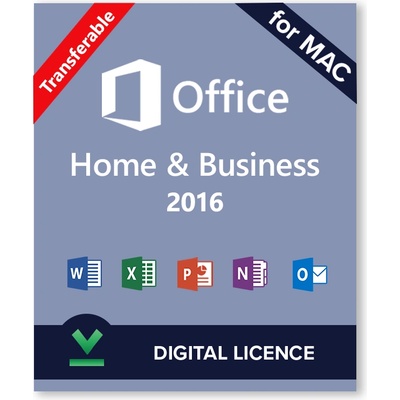 Microsoft Office 2016 Home and Business Mac (HKJC2LL/A)