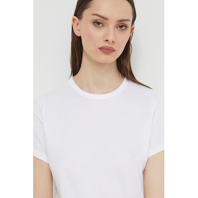 Abercrombie & Fitch Памучна тениска Abercrombie & Fitch в бяло (KI139.4208.100)