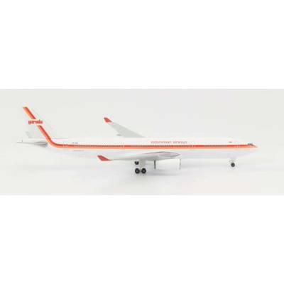 Herpa A330-342 Garuda Indonesia 1969 Retro Colors 1:500