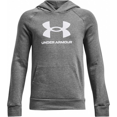 Under Armour Rival Fleece BL Hoodie-GRY