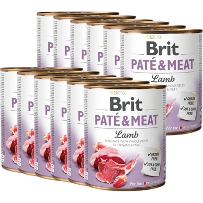 Brit Paté & Meat Lamb 12 x 800 g