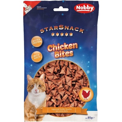 Nobby StarSnack Cat kuracie kousky se sladem 85 g