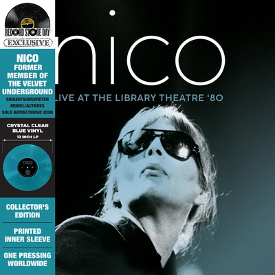 Nico - Live At The Library Theatre '80 (RSD) (Clear Blue Coloured) (LP) (3700477835514)