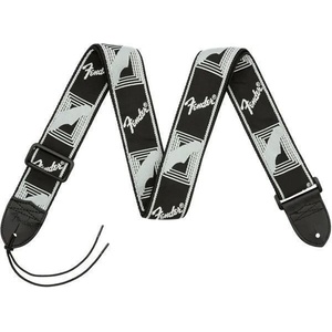 Fender 2'' Monogrammed Black/Light Grey/Dark Grey Колан за китара (0990681543)