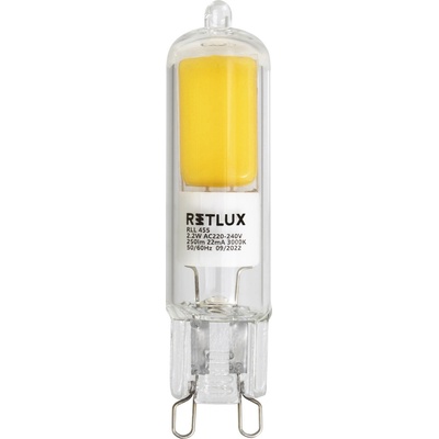 Retlux RLL 455 G9 COB 2,2 W LED teplá biela
