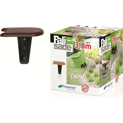 Palisáda záhradná 382,7cm hnedá