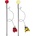 Flamingo Happy Bug Dangler играчка за котки, въдичка с пера 7х3, 5х48 см - 1 бр, Белгия - 1030496