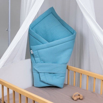 Tulimese Zavinovačka mušelínová blankytná