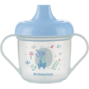 KikkaBoo Чаша с твърд накрайник KikkaBoo - Forest Party, Blue, 150 ml (31302030075)