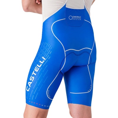 Castelli Free Aero Race S KIT bibshort Azzuro italia/ Silver gray