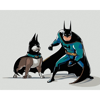Zuty Malování podle čísel BATMANŮV NEJLEPŠÍ PŘÍTEL DC LIGA SUPERMAZLÍČKŮ