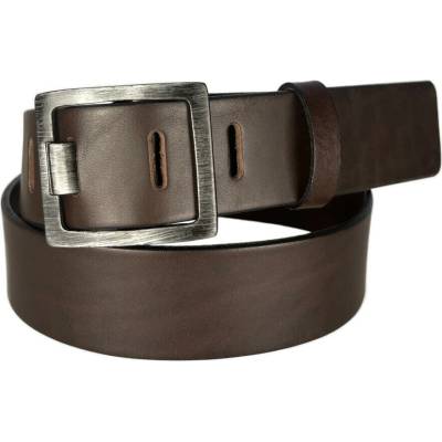 Kožený opasek unisex dop14-40 hnědý