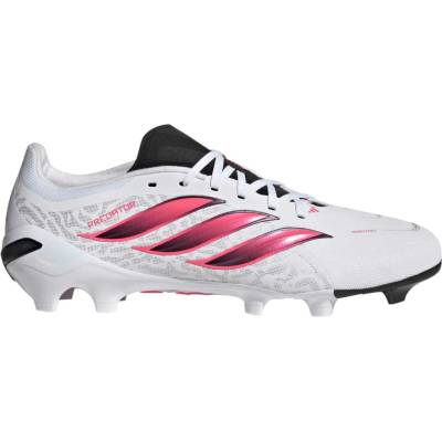 adidas PREDATOR LEAGUE FG Biela Ružová Čierna