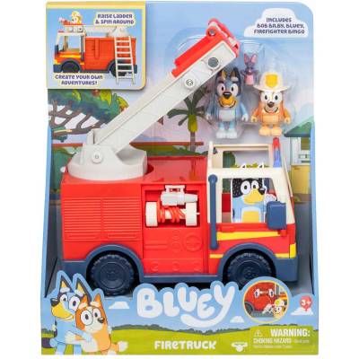 Bluey Пожарна с 2 фигури