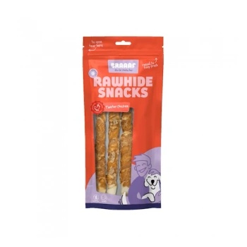 Braaaf Roll Chicken Sticks - Кучешко лакомство, усукани пръчки с пилешко филе